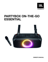 JBL PartyBox ON-THE-GO - Owners manual 